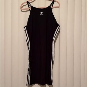 Adidas Black and White Maxi Dress